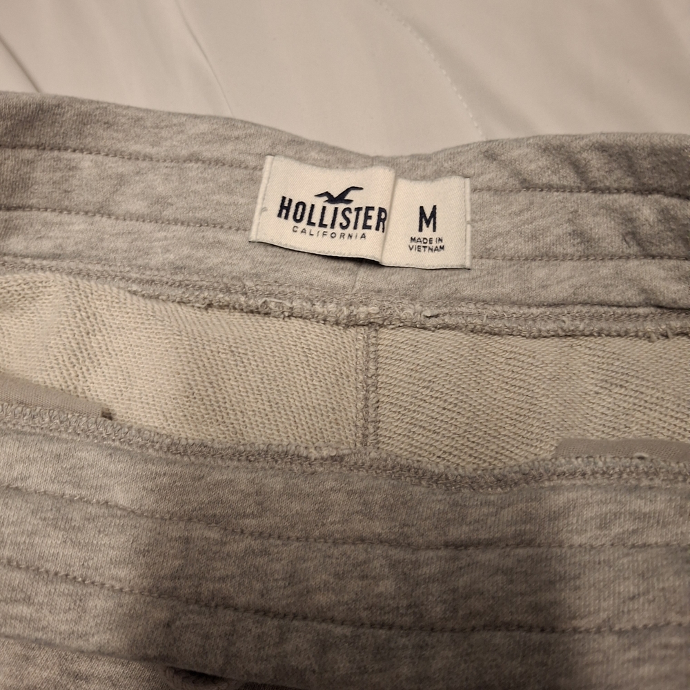 Hollister Men's Athletic Shorts - Light Blue, Black, Gray - Picture 3 of 14